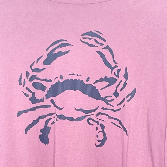 J. Crew Factory long Sleeve Cotton Crab tshirt sz.L - Picture 3 of 8